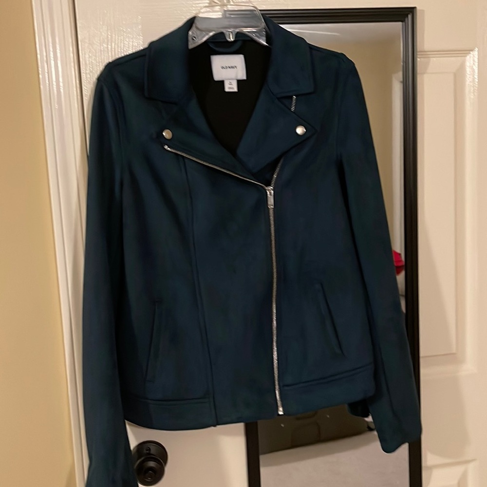 Old Navy faux suede jacket - medium tall